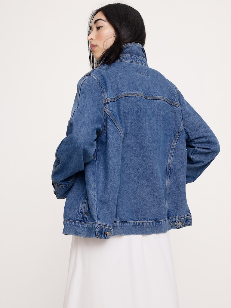 Lightweight Denim Utility Jacket