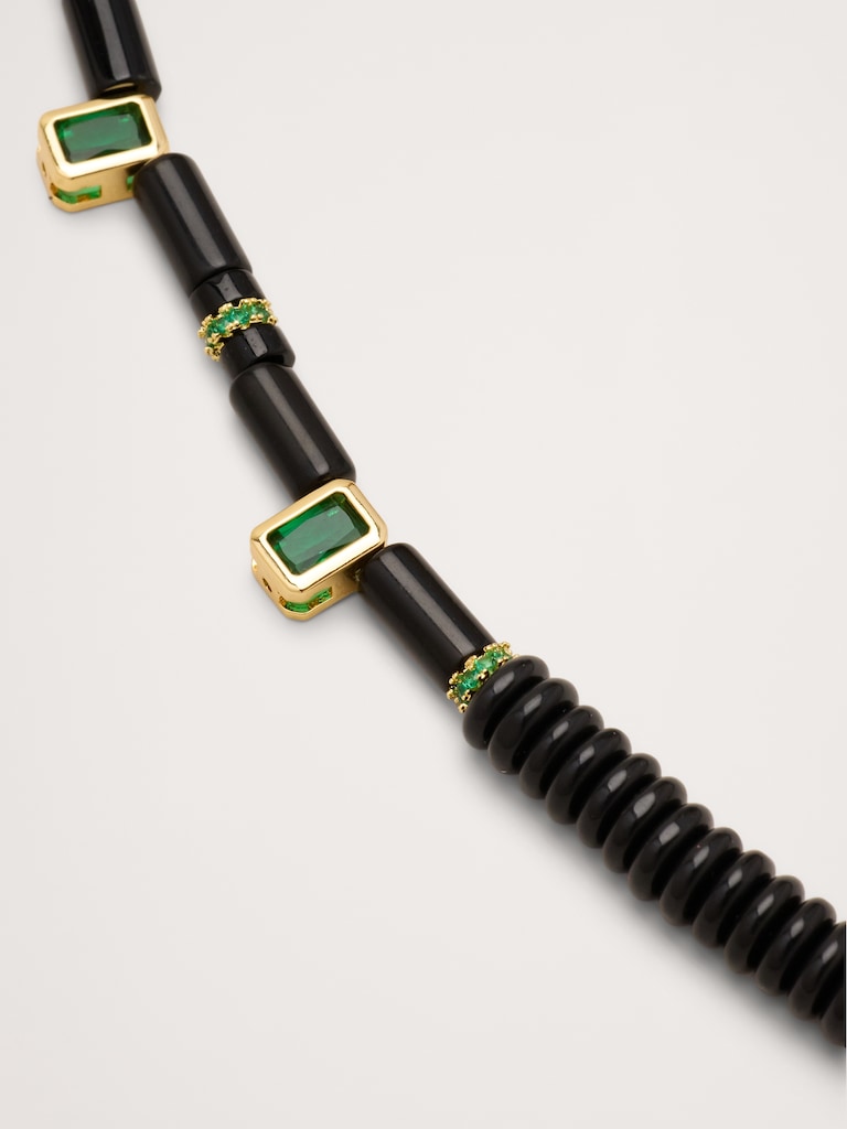 Noir Necklace by Martha Calvo