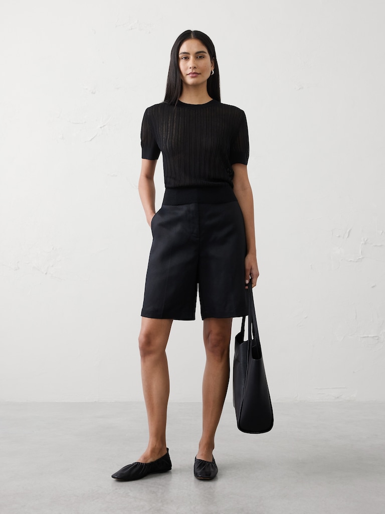 Sheer Sweater T?Shirt