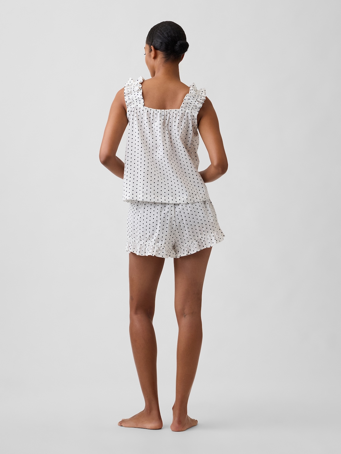 Ruffle Poplin PJ Shorts