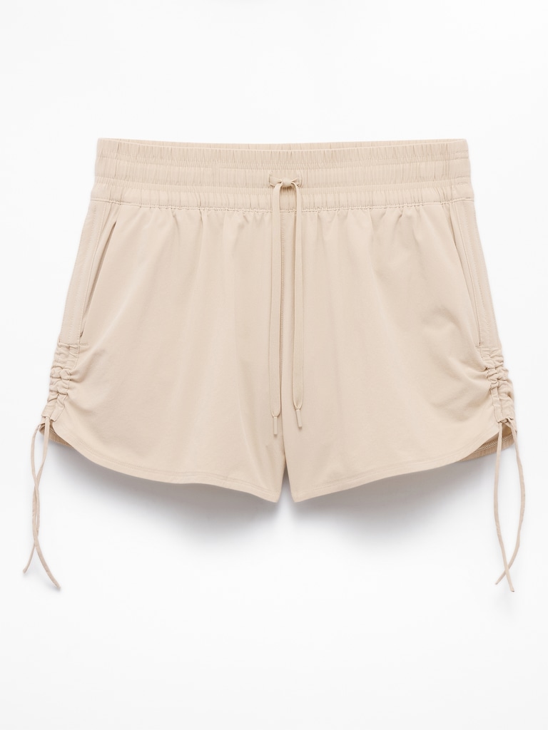 Weekender High Rise Ruched Run Short