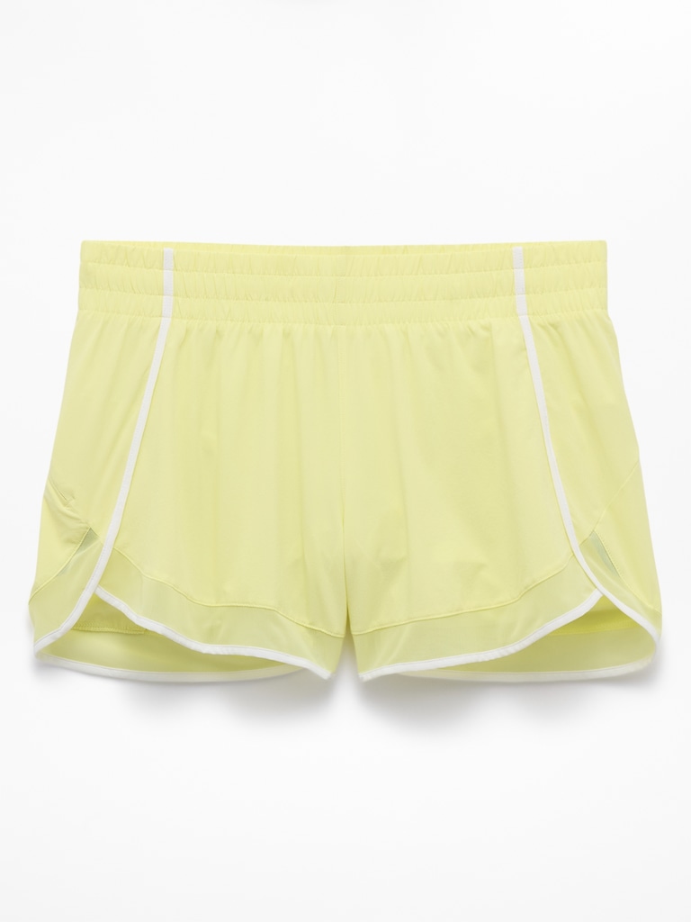 Mesh Racer Run Mid Rise 4" Short