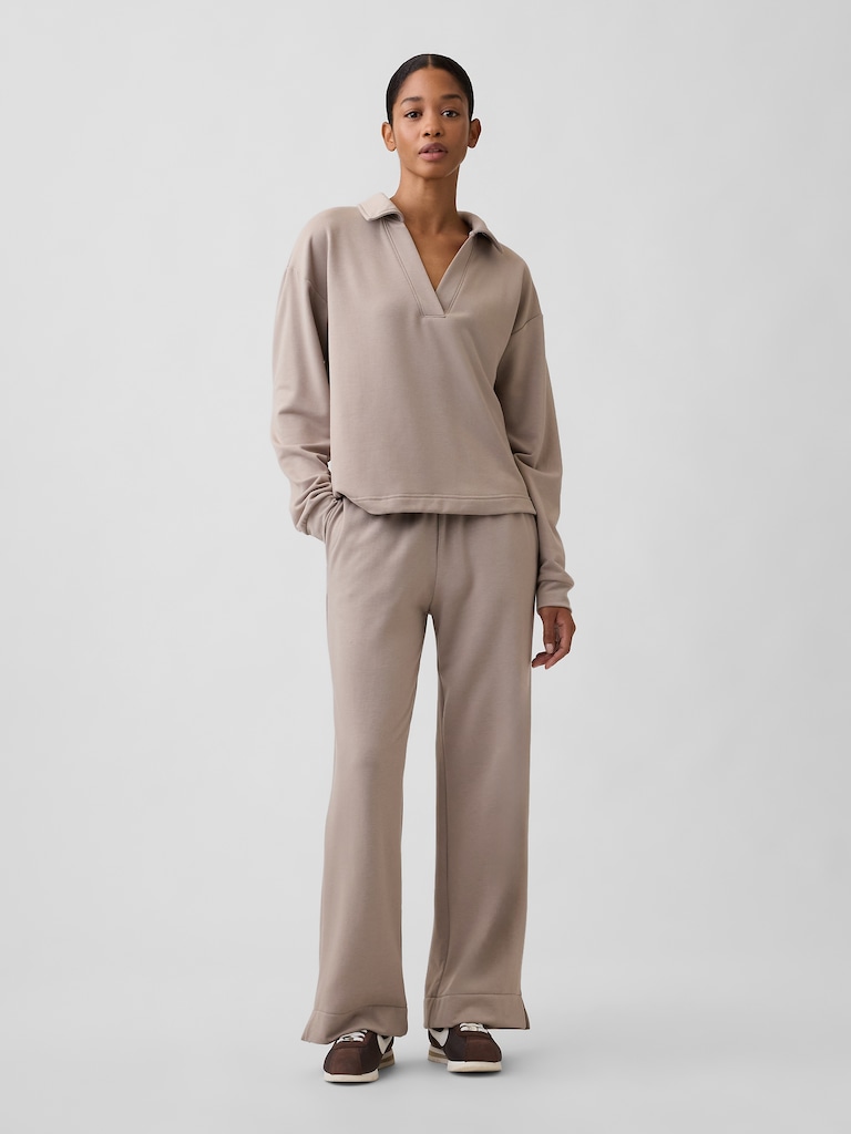 CloudLight Relaxed Polo Sweatshirt