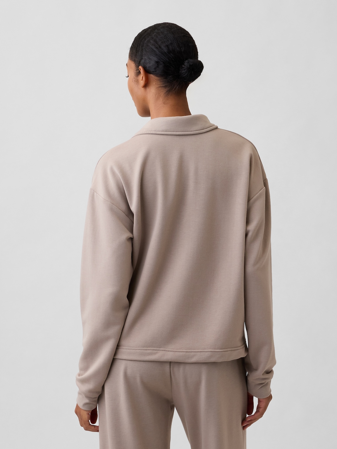 CloudLight Relaxed Polo Sweatshirt