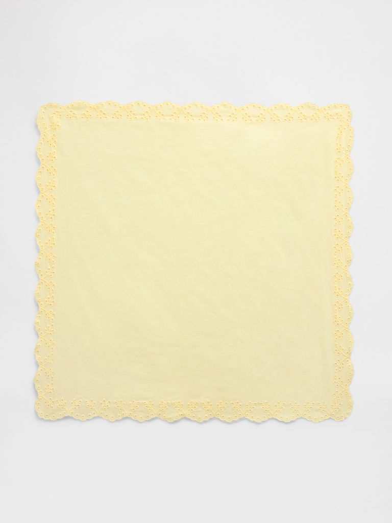 Eyelet Bandana Scarf