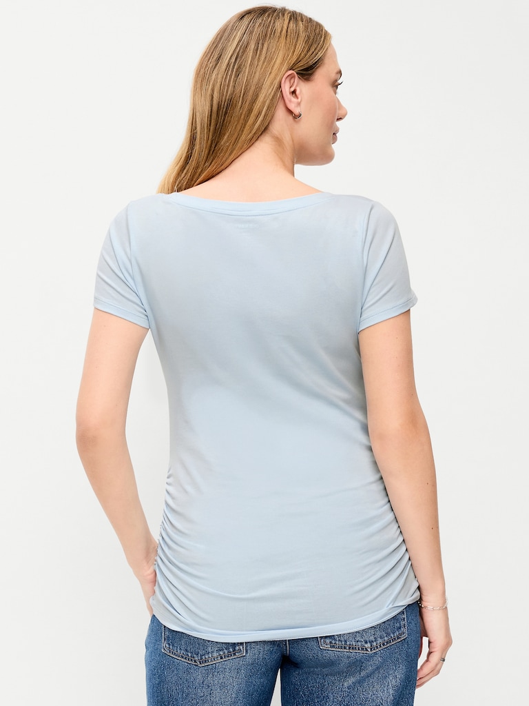 Maternity Scoop-Neck T-Shirt