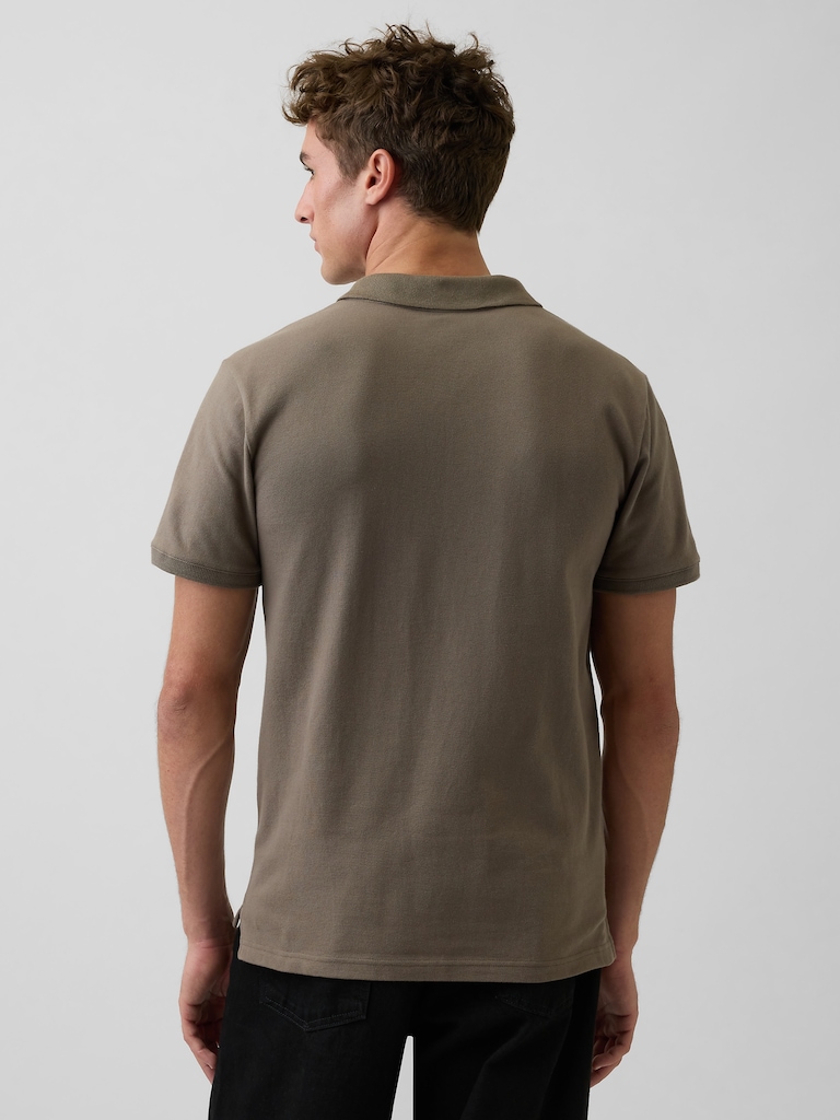 Pique Polo Shirt