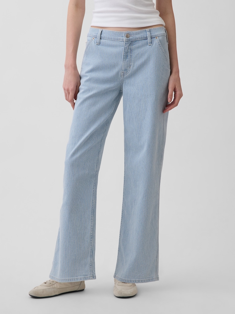 Low Rise '90s Loose Jeans