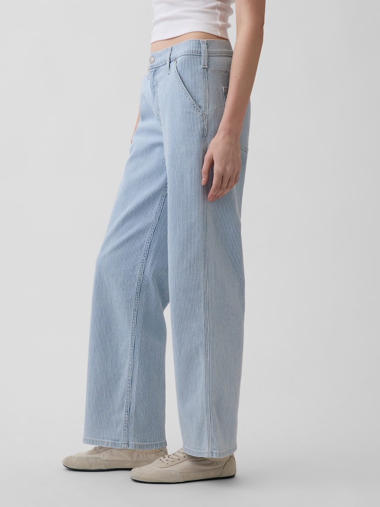 Low Rise '90s Loose Jeans