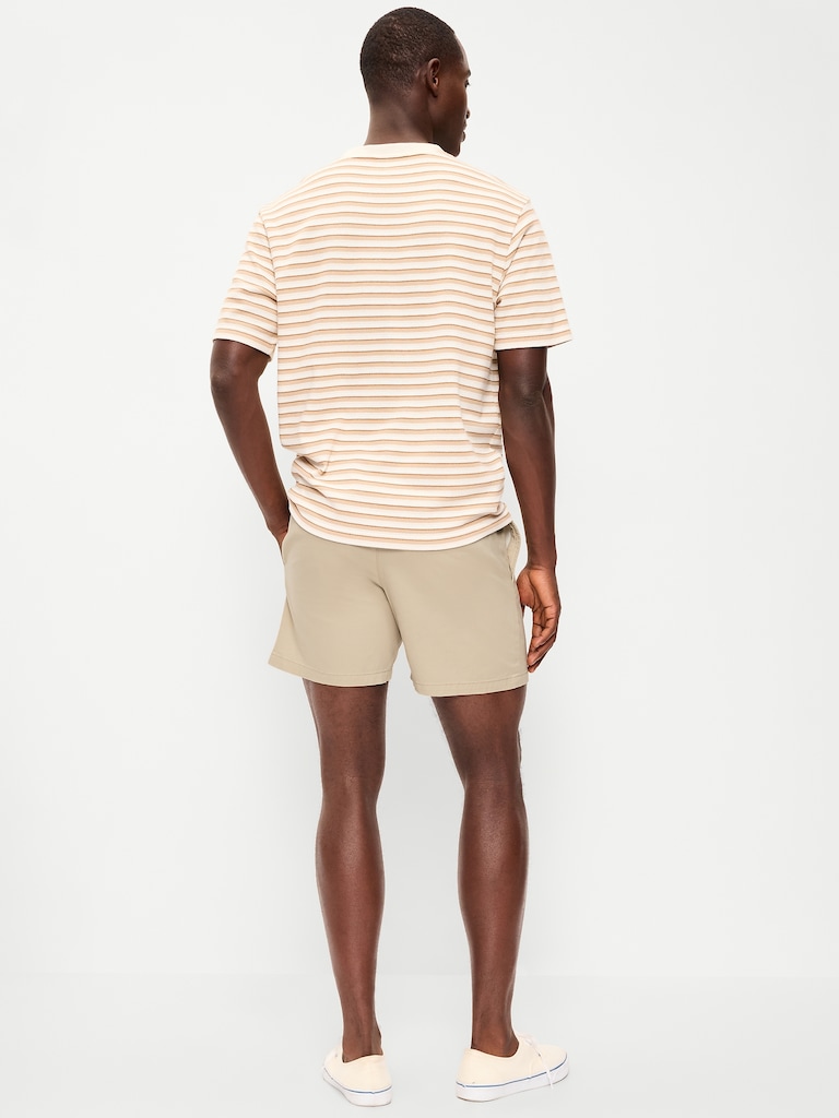 Slim Built-In Flex Rotation Chino Shorts -- 5-inch inseam