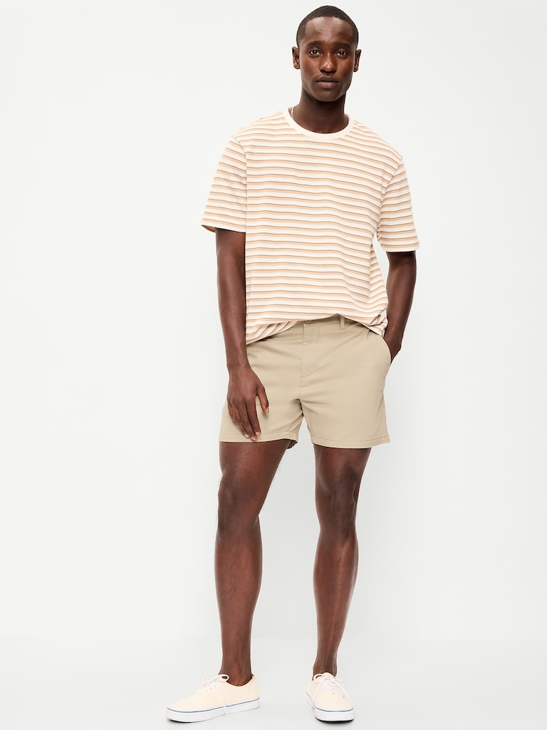 Slim Built-In Flex Rotation Chino Shorts -- 5-inch inseam