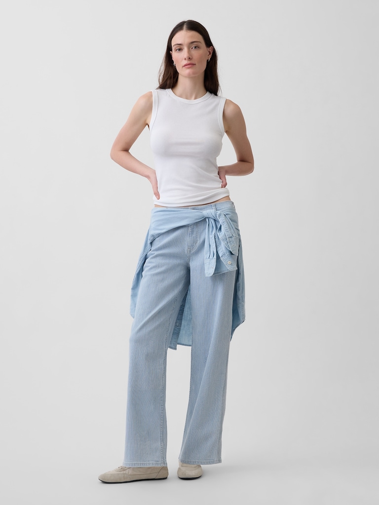 Low Rise '90s Loose Jeans