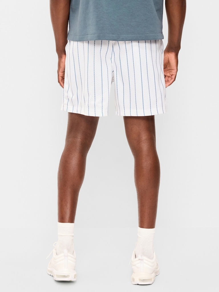 Baggy Mesh Shorts -- 6-inch inseam