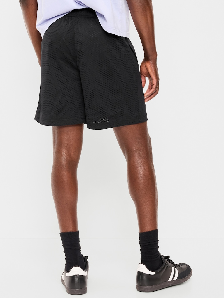 Baggy Mesh Shorts -- 6-inch inseam