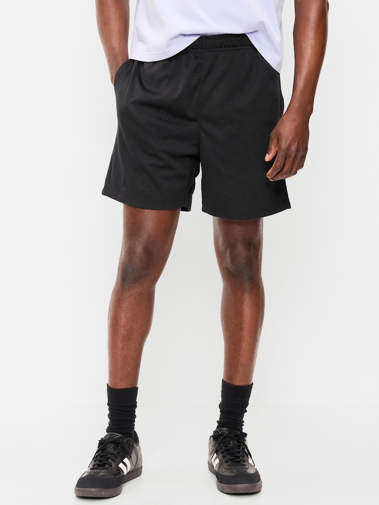 Baggy Mesh Shorts -- 6-inch inseam