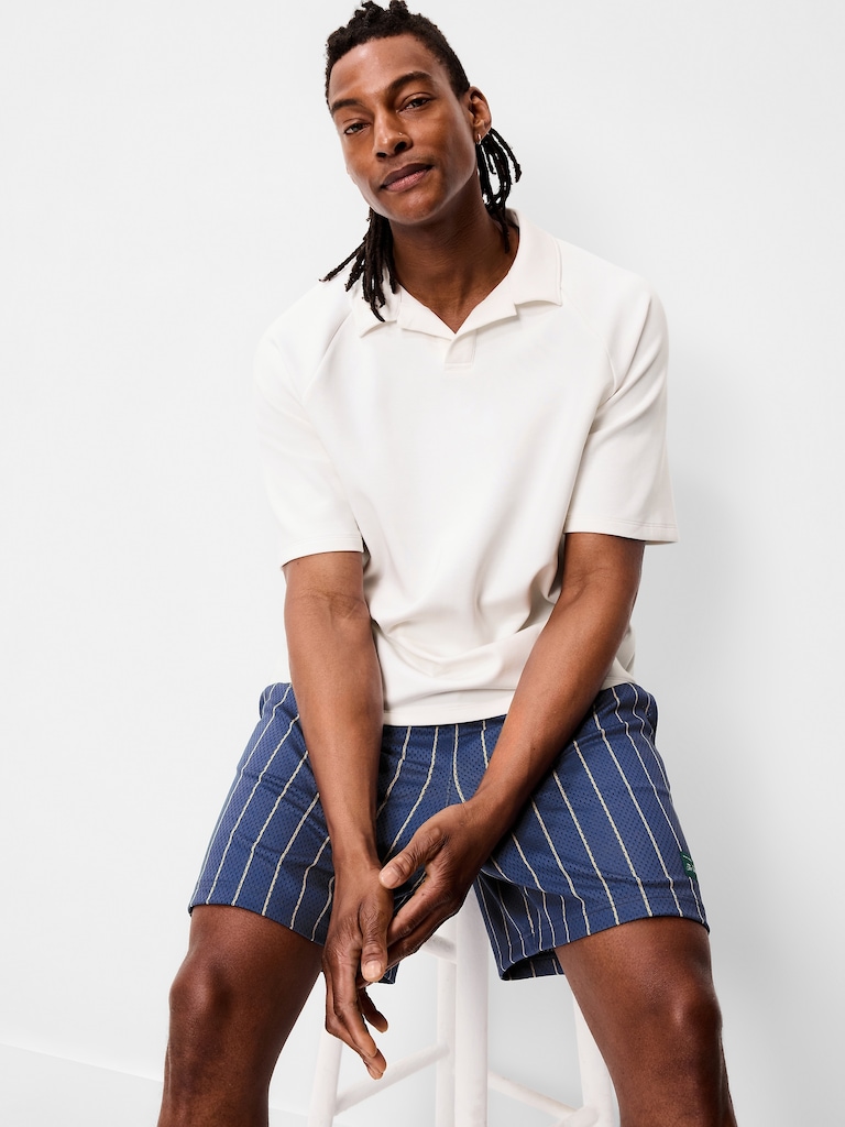 Dynamic Fleece Short-Sleeve Polo