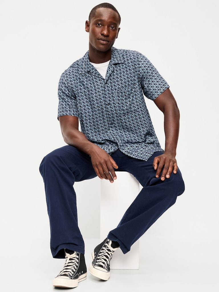 Short-Sleeve Camp Shirt