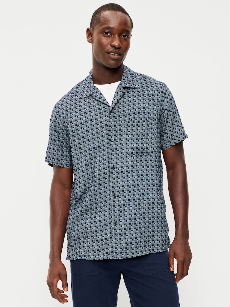 Short-Sleeve Camp Shirt