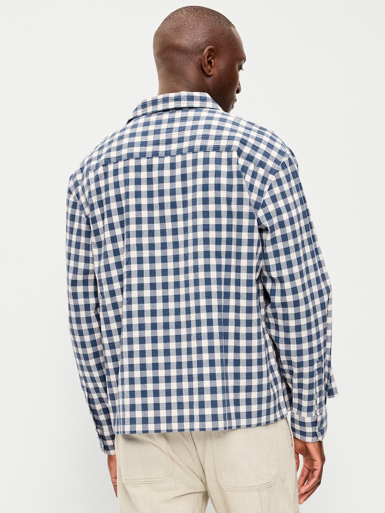 Loose Fit Cropped Shirt