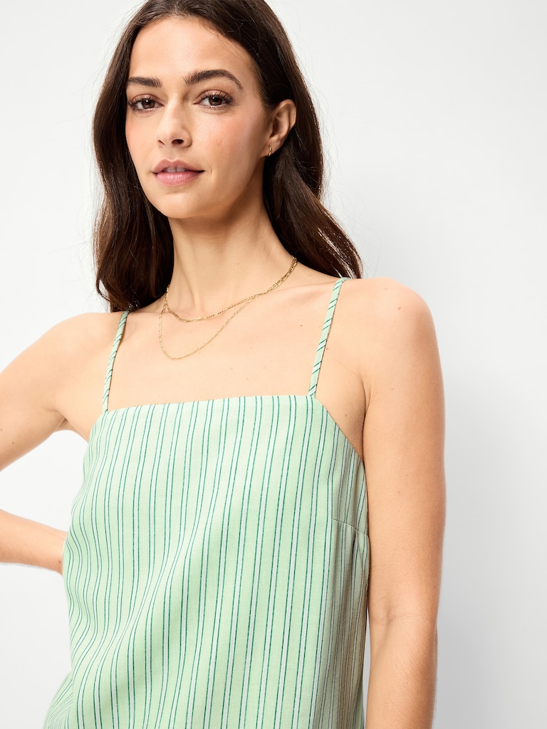 Strappy Mini Shift Dress