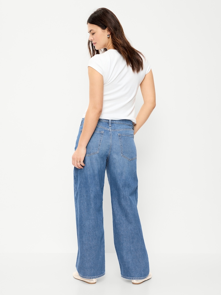 Low-Rise Loose Jeans