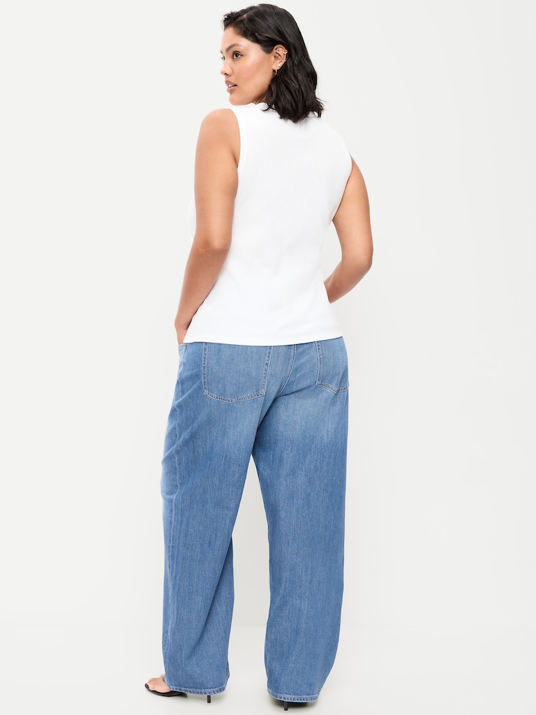 Low-Rise Loose Jeans