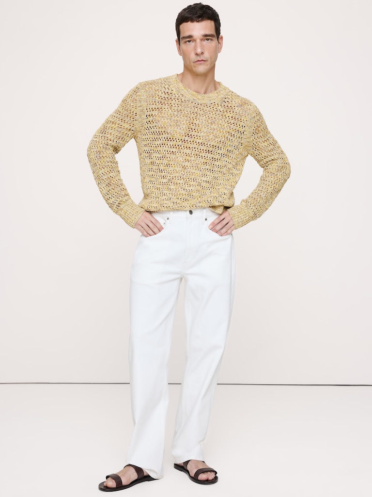 Spacedye Cotton-Silk Sweater