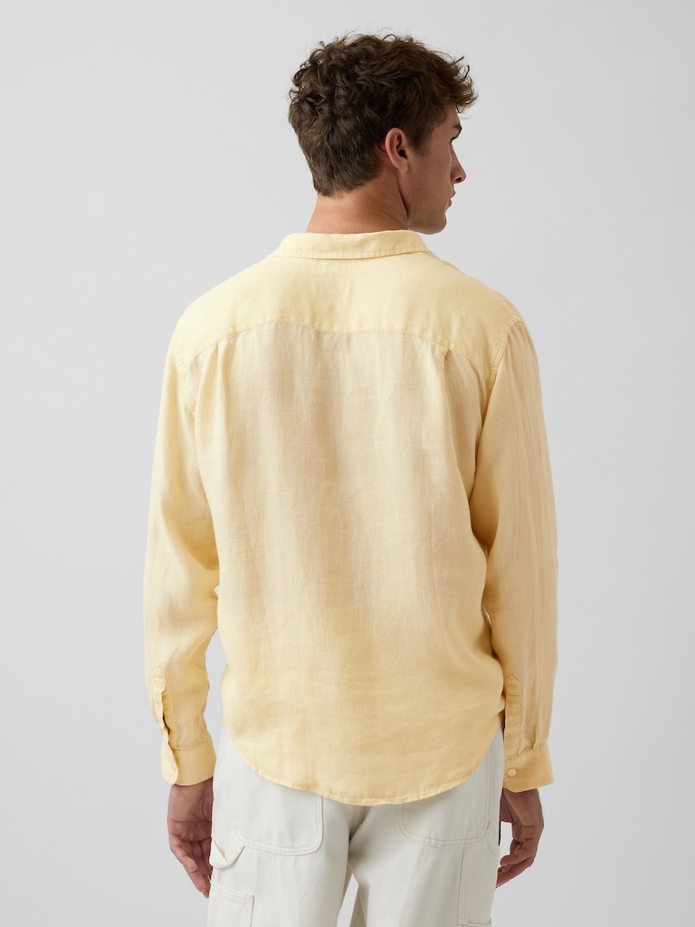 100% Linen Relaxed Shirt