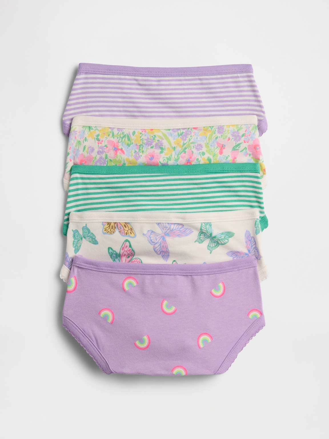 Toddler Organic Stretch Cotton Shorty Briefs (5-Pack)