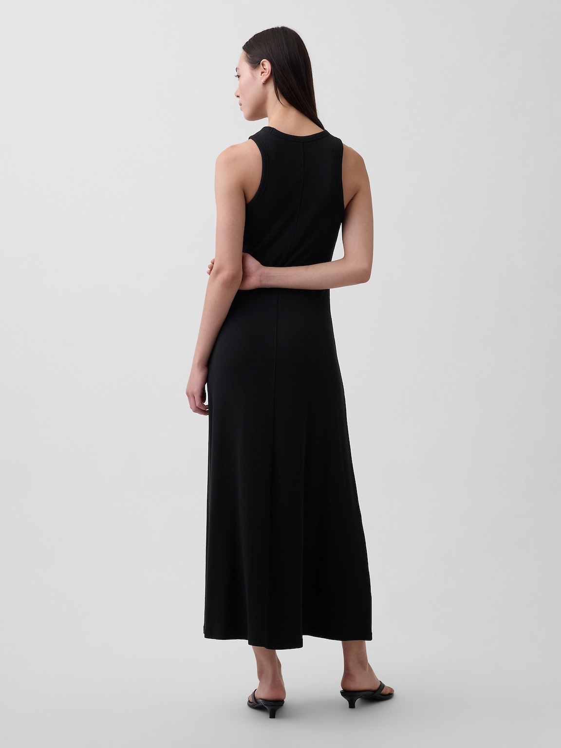 Modern Rib Shelf-Bra Maxi Dress