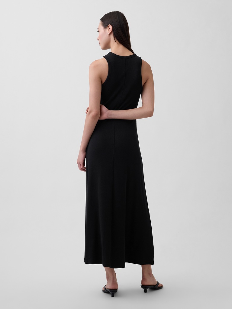 Modern Rib Shelf-Bra Maxi Dress
