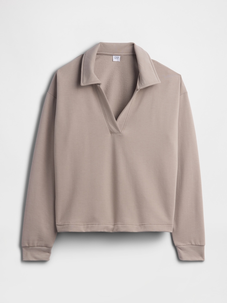 CloudLight Relaxed Polo Sweatshirt