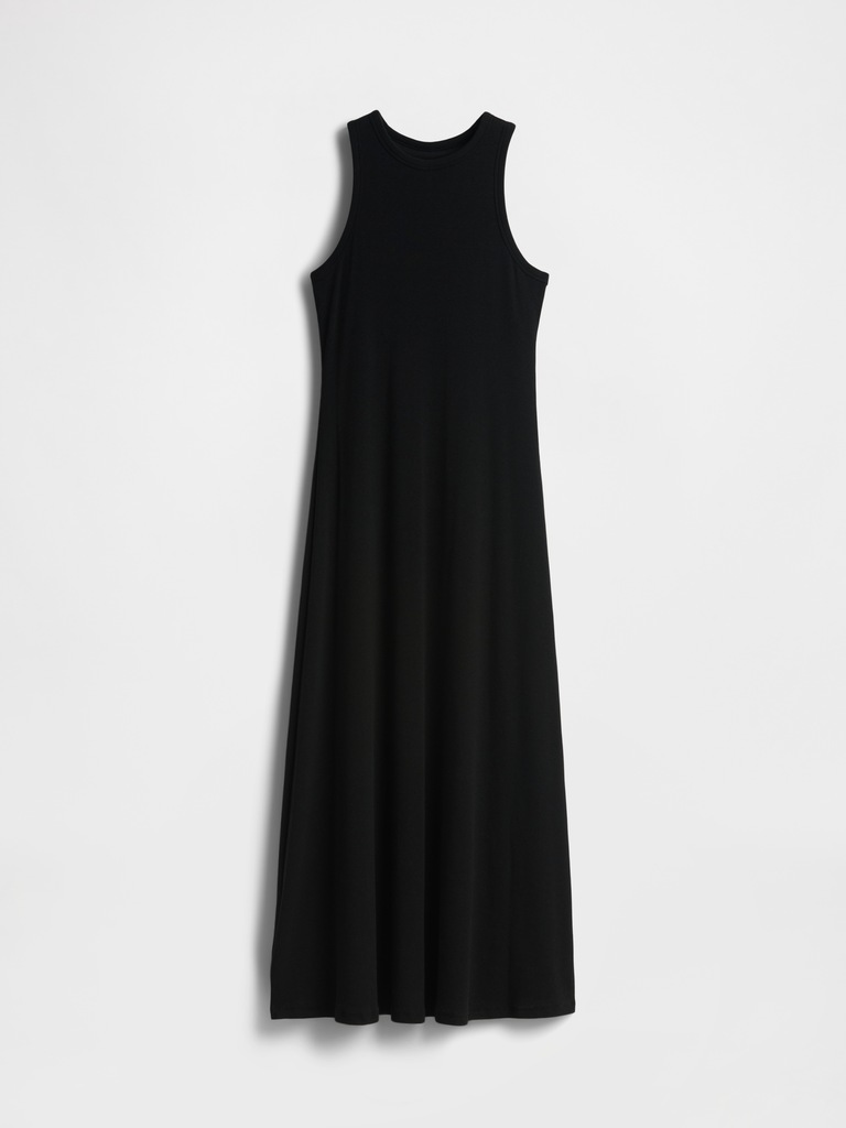 Modern Rib Shelf-Bra Maxi Dress
