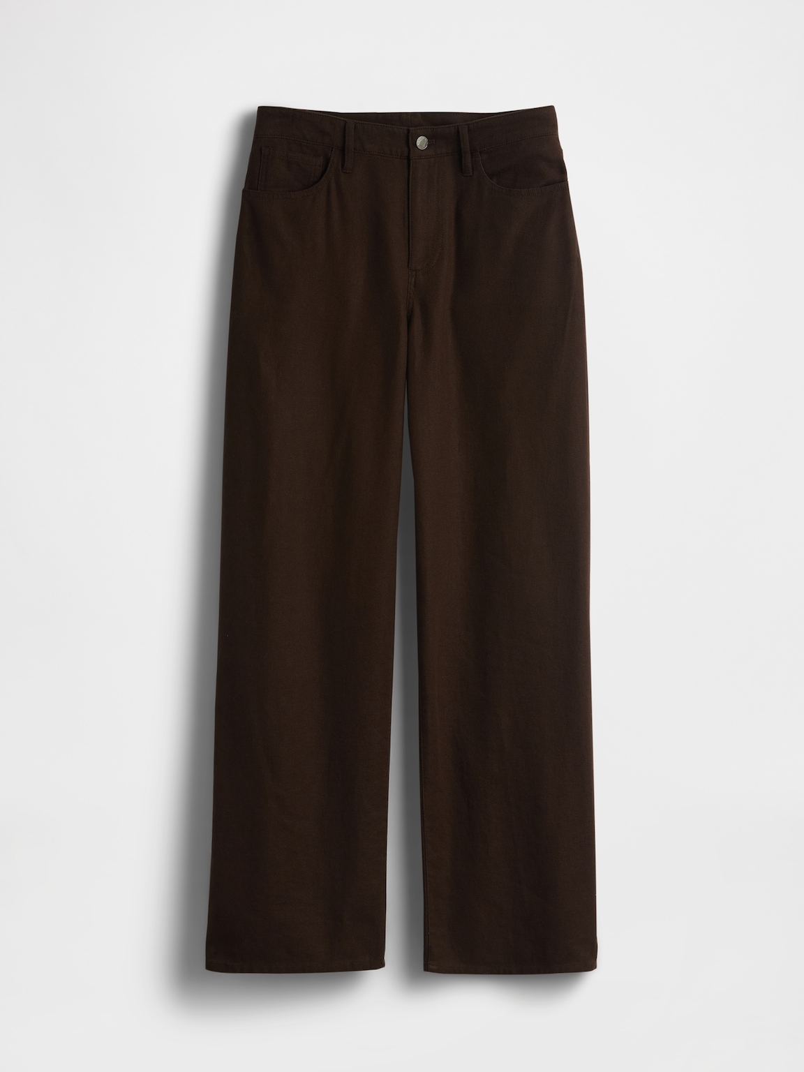 Linen-Cotton Wide-Leg Pants