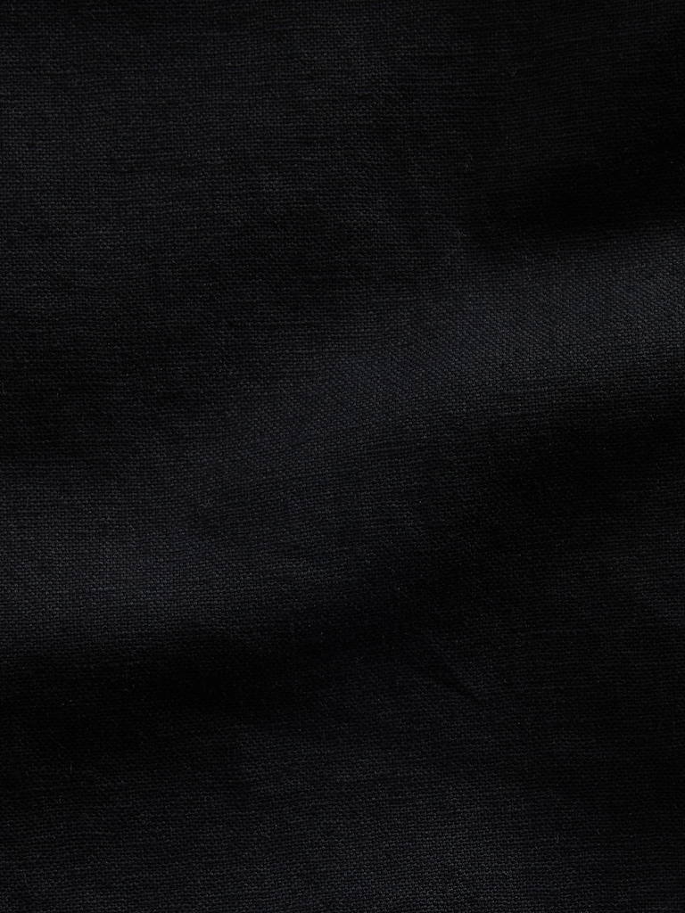 Linen-Cotton Relaxed Taper Pants