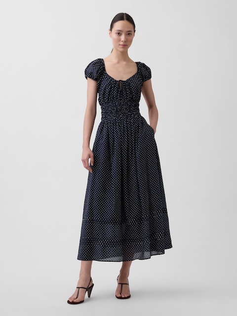 chinese dress ladies GAP Womens Short Sleeve Splitneck Midi Dress Black XS at Amazon Women's  Clothing store