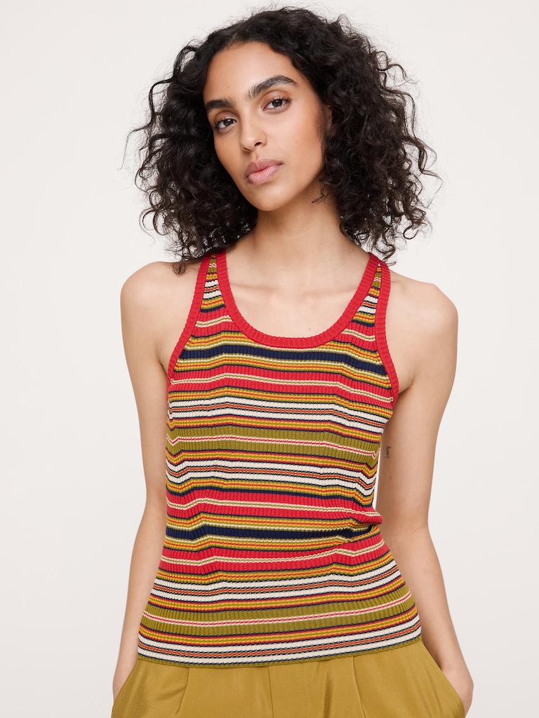 Ribbed Cotton Tank