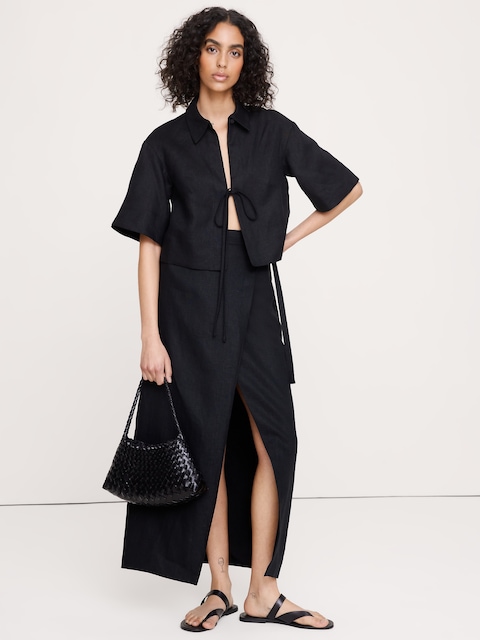 Women's Black The Linen Shop | Banana Republic Women's Black The Linen Shop | Banana Republic