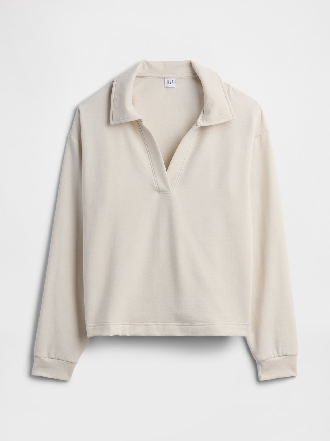 CloudLight Relaxed Polo Sweatshirt