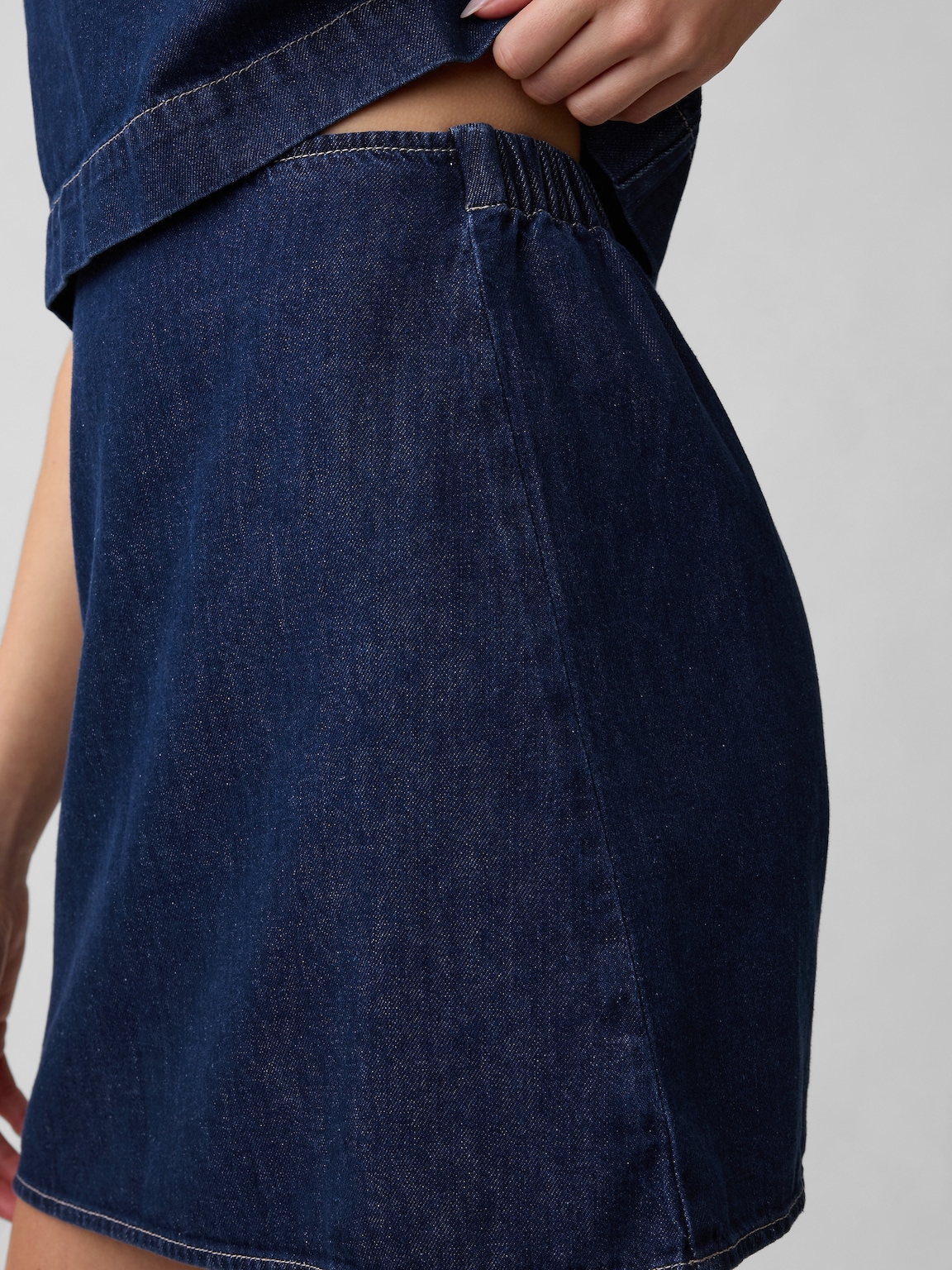 Denim Mini Skirt