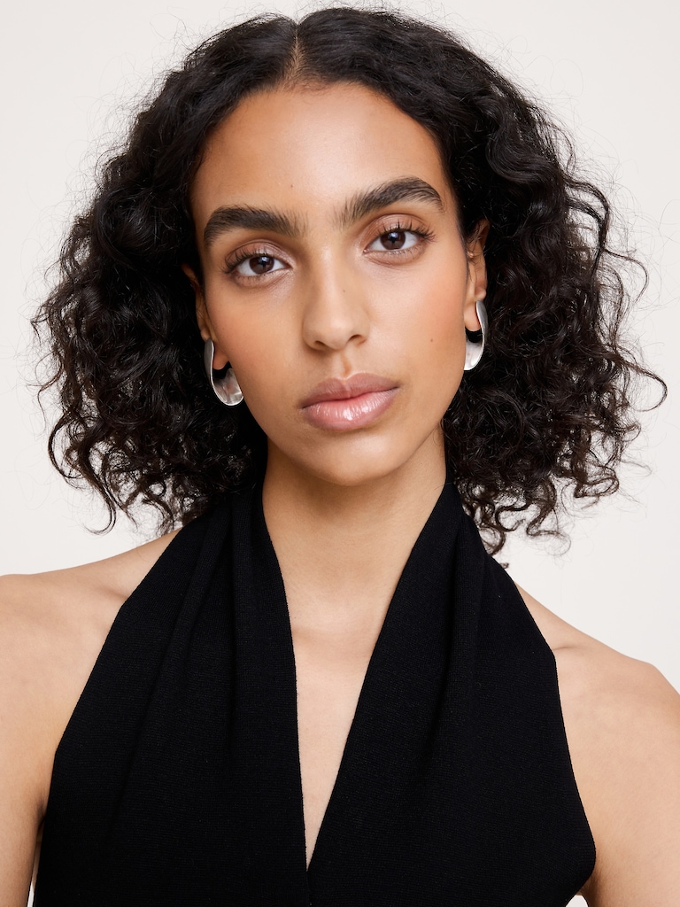 Ribbon Dangle Earring