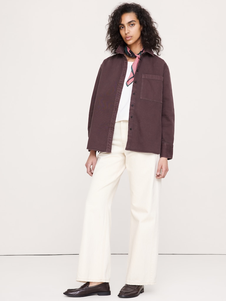 The Oversized Denim Shirt