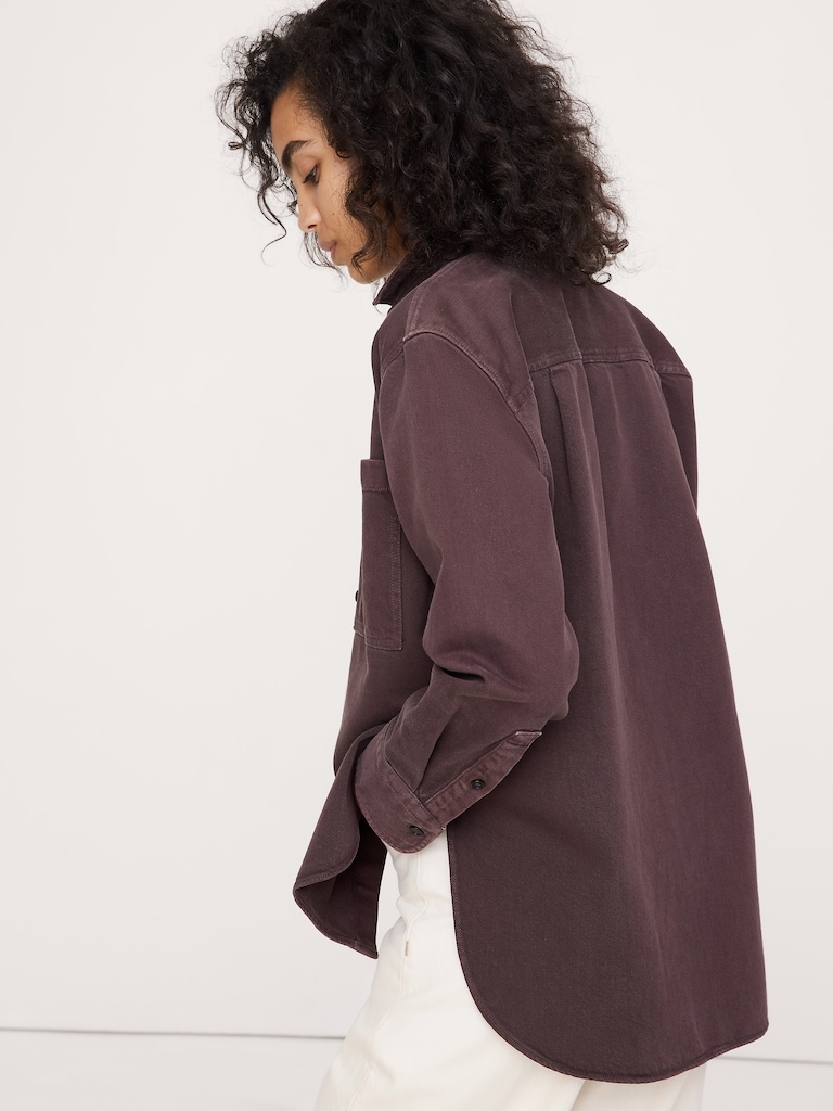 The Oversized Denim Shirt