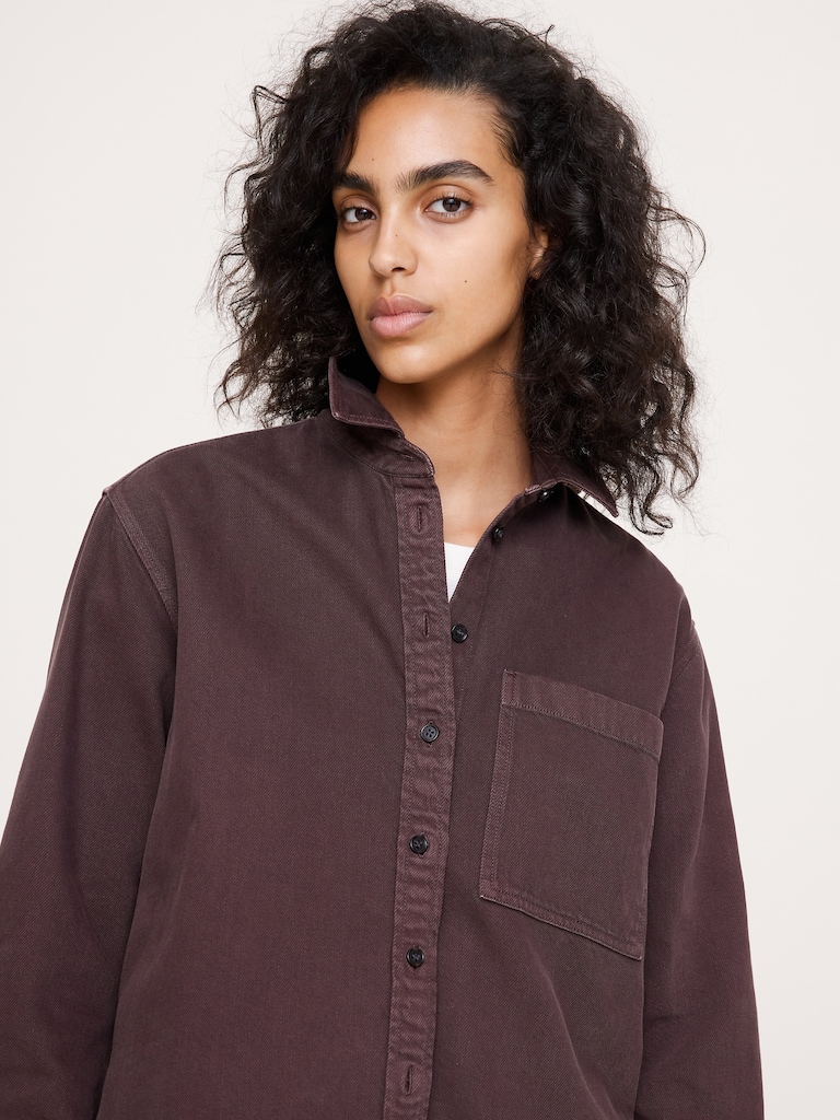 The Oversized Denim Shirt