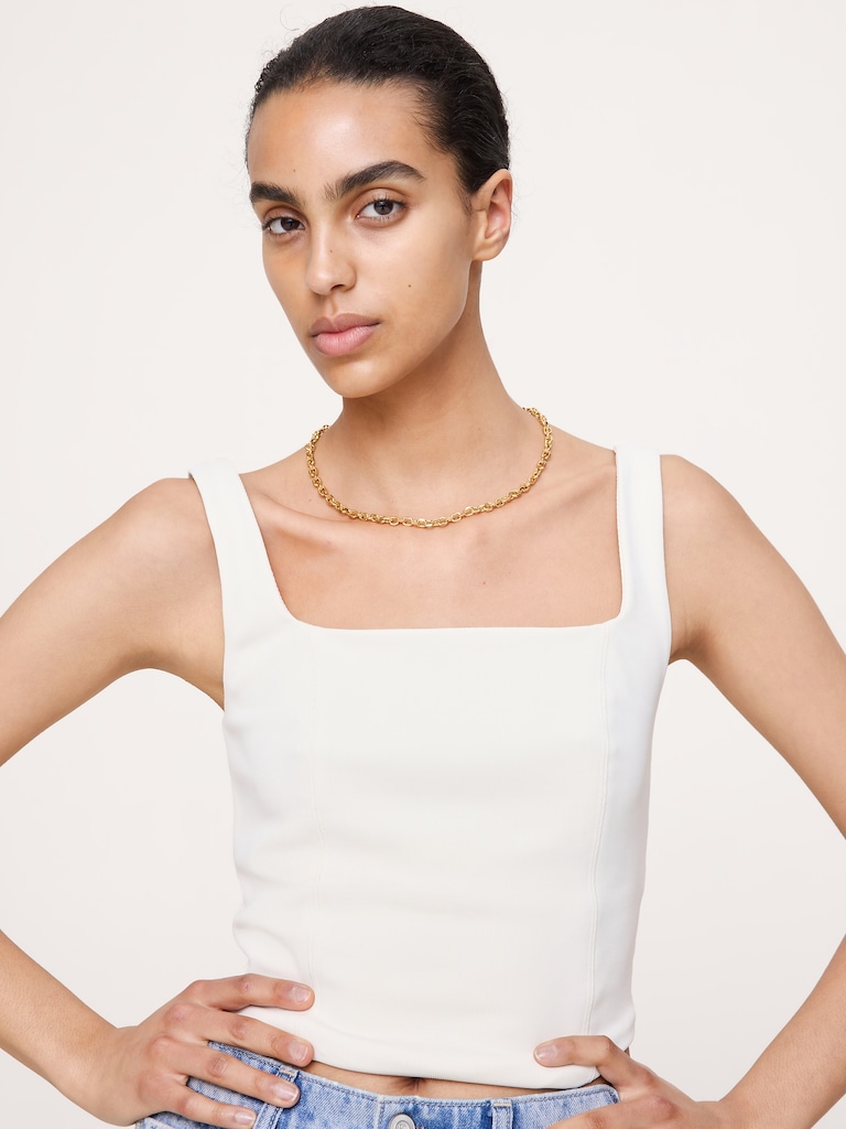 Mini Oval Link Chain Necklace