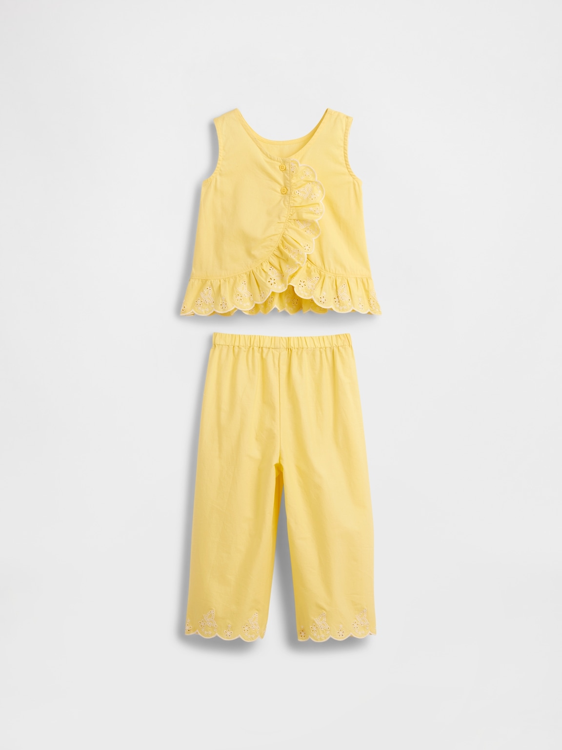 Baby & Toddler Eyelet Ruffle Outfit Set