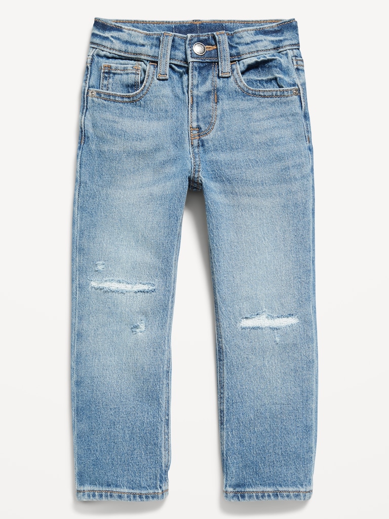 Straight Ripped Stretch Jeans for Toddler Boys