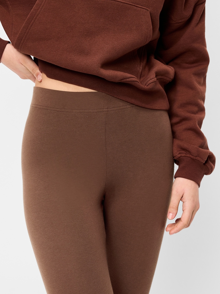 High-Waisted Fashion Layering Cropped Legging