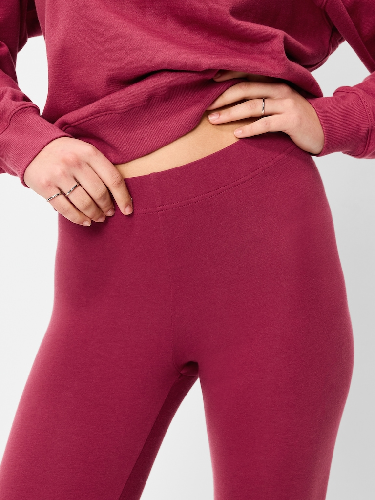High-Waisted Jersey Fashion Layering Leggings