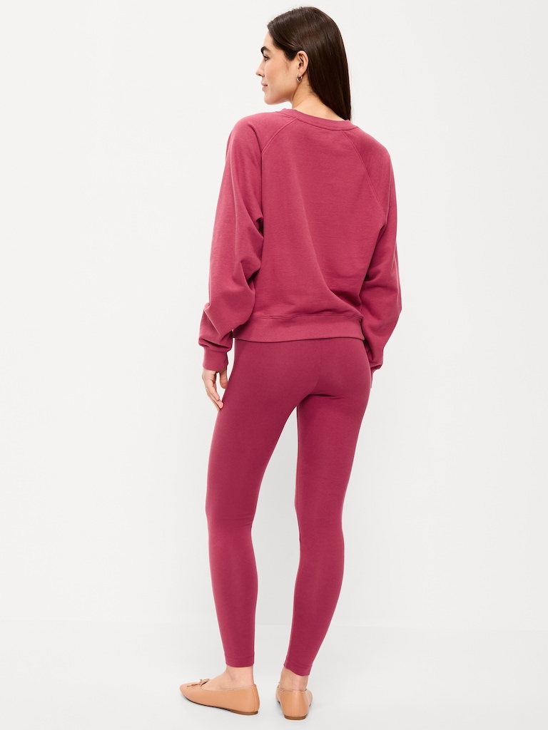 High-Waisted Jersey Fashion Layering Leggings
